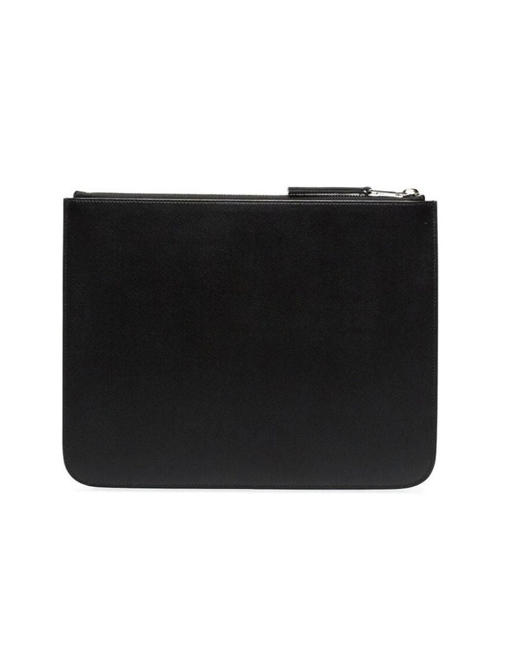Neil Barrett Black Lightning Pattern Clutch for men