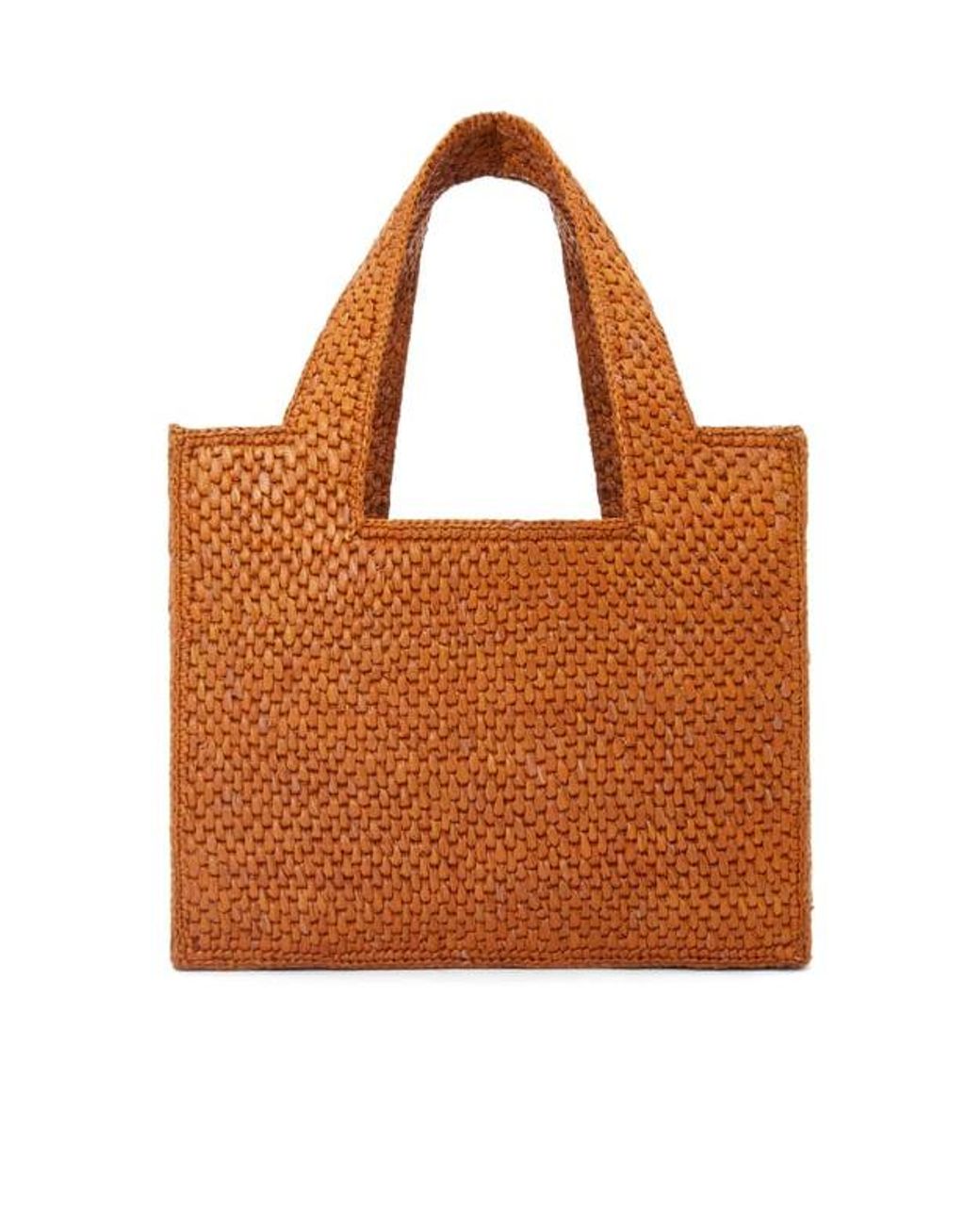 Loewe Brown Small Font Tote Hand Bag