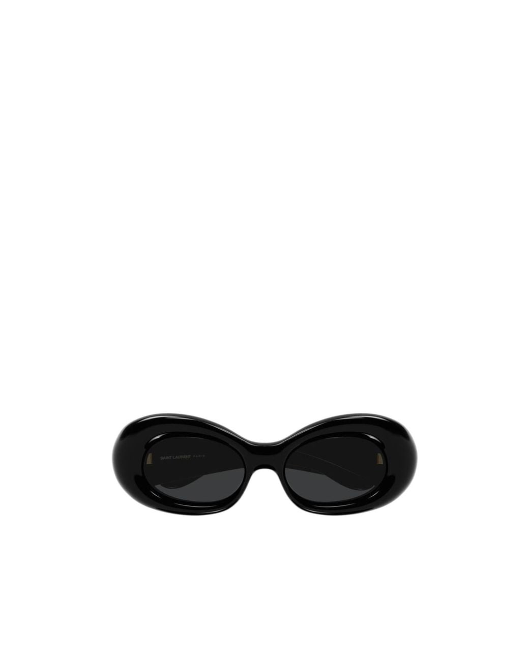 Saint Laurent Black Sl968 Round-Frame Sunglasses
