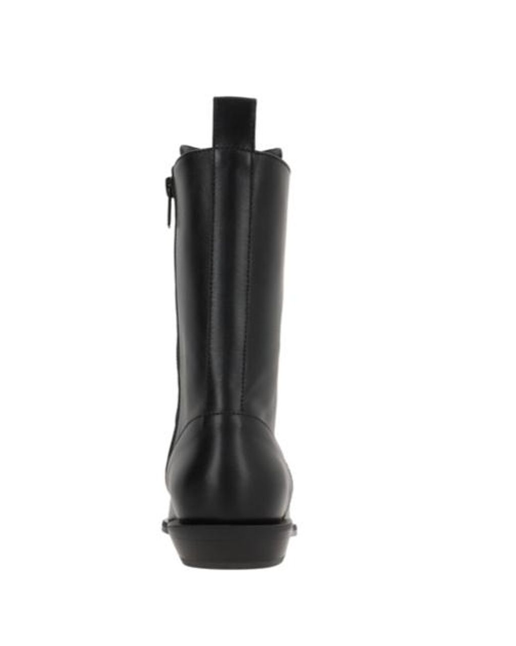 Ann Demeulemeester Black Pointed Lace-Up Boots