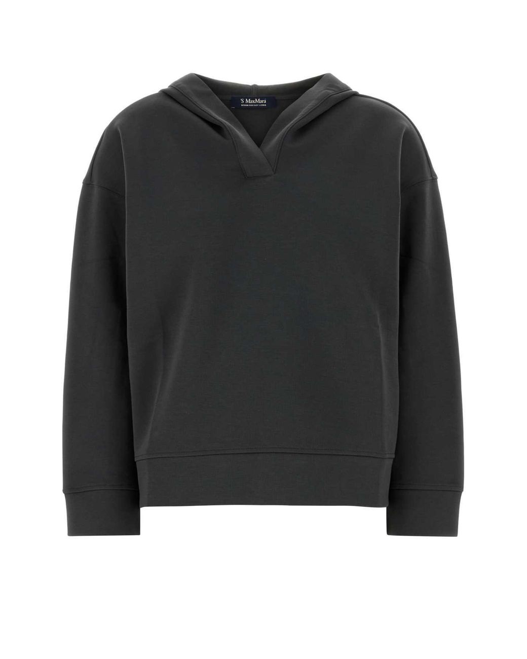 Max Mara Gray Buona Relaxed Hoodie