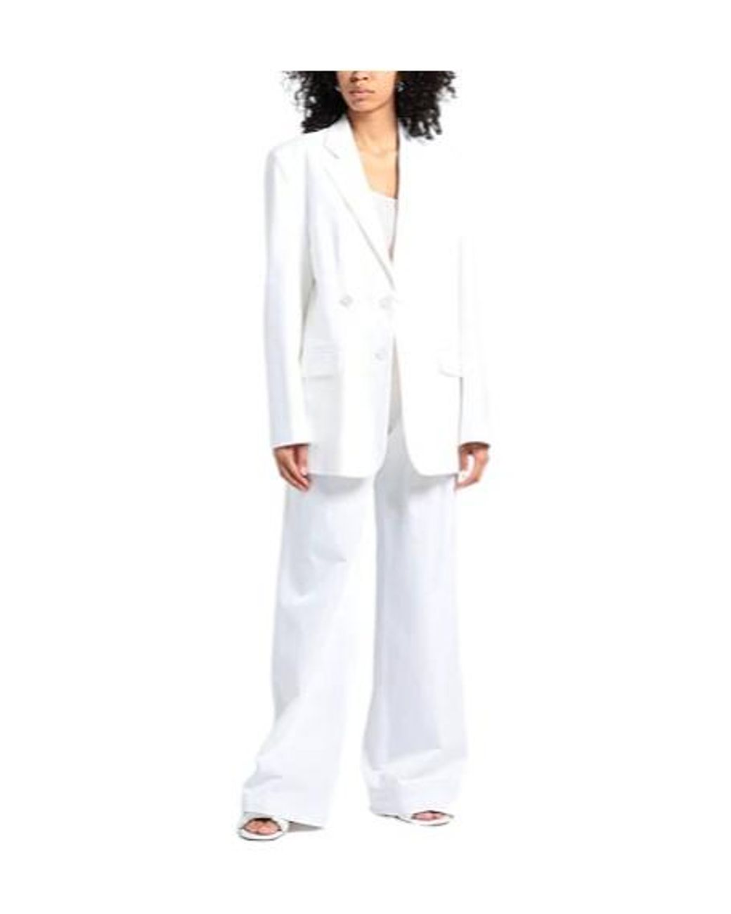 Maison Margiela White Minimalist Singlebreasted Blazer