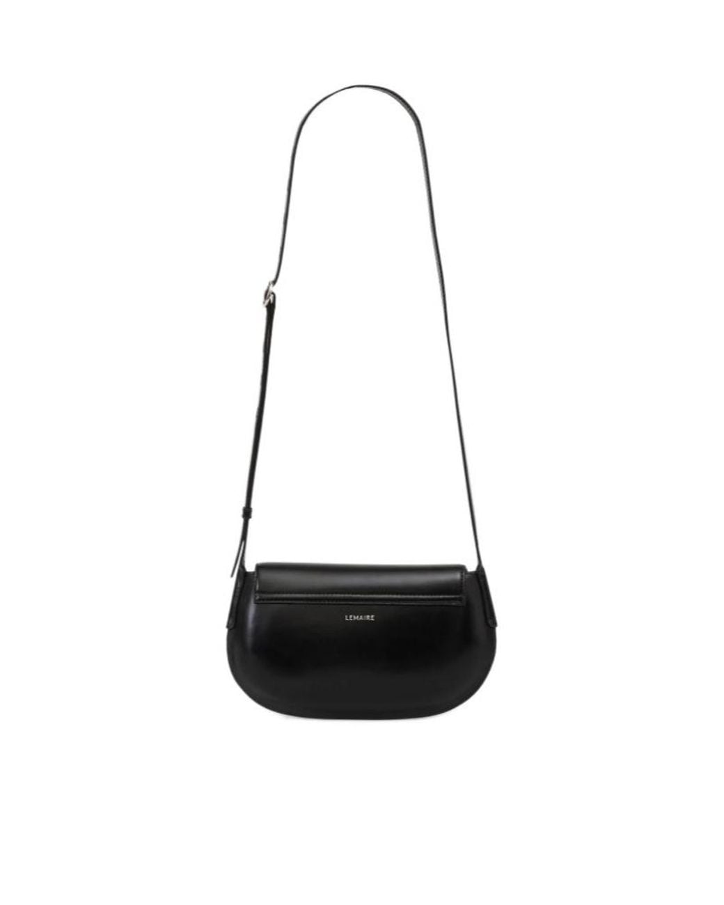 Lemaire White Belly Leather Shoulder Bag