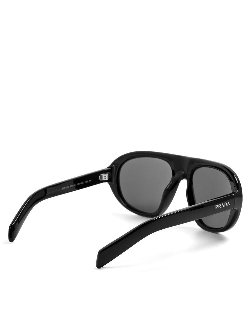 Prada Metallic 0Pr C05S Oversized Sunglasses