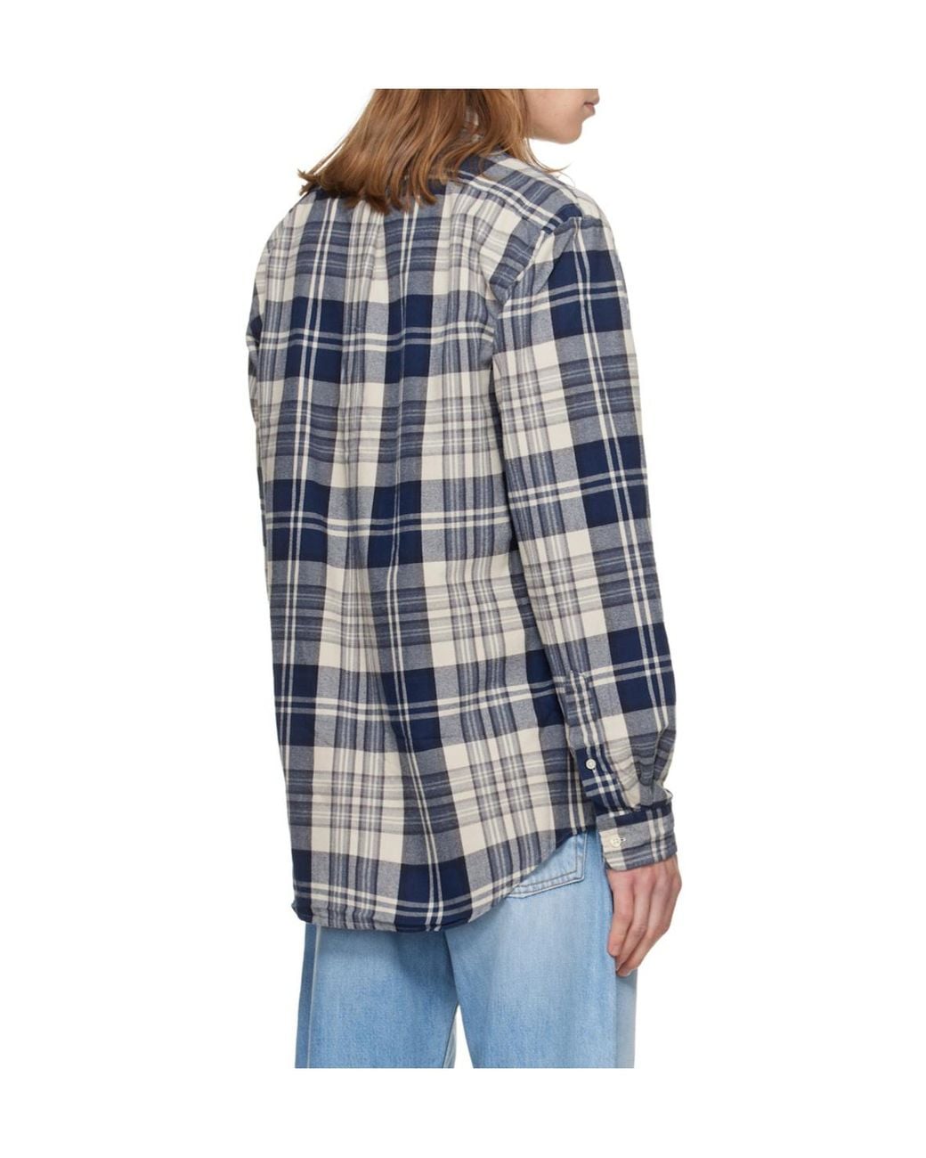 Polo Ralph Lauren Blue Plaid Sports Shirt for men
