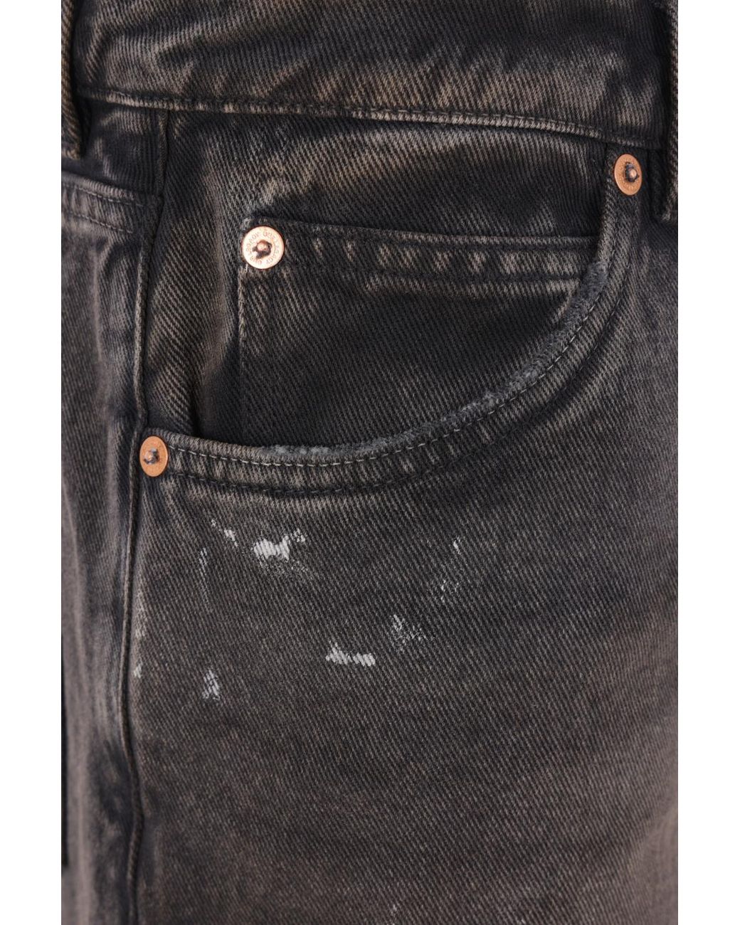 Our Legacy Gray Vast Cut Distressed Jeans for men