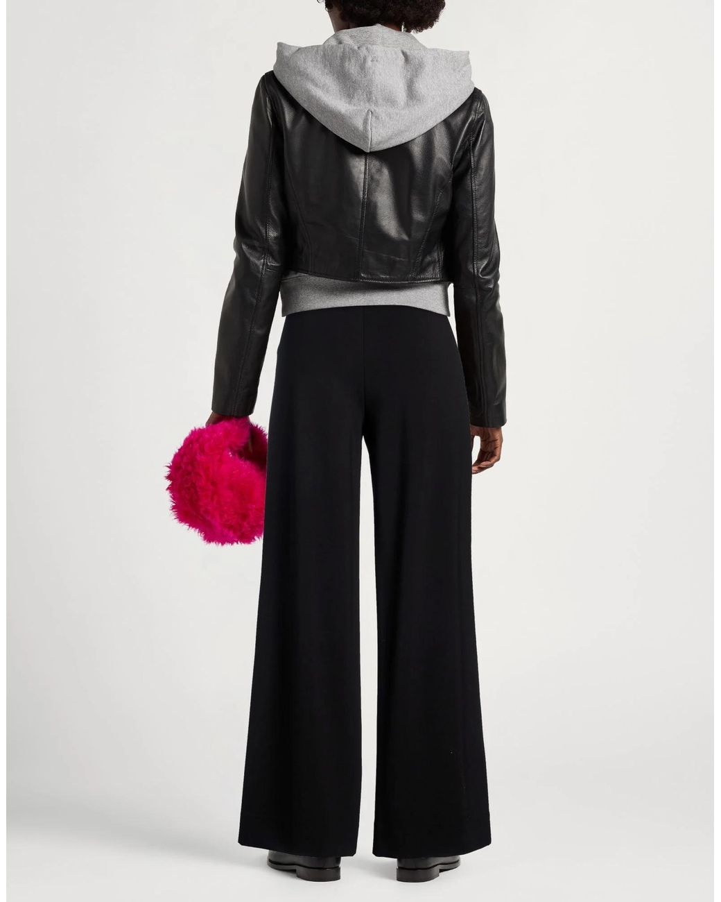 Rag & Bone Black Loose Pocketless Casual Pants