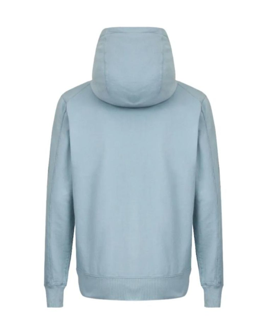C P Company Blue Goggle Zip Hoodie for men