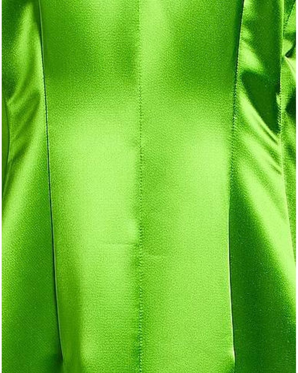 Tory Burch Green Satin Dress