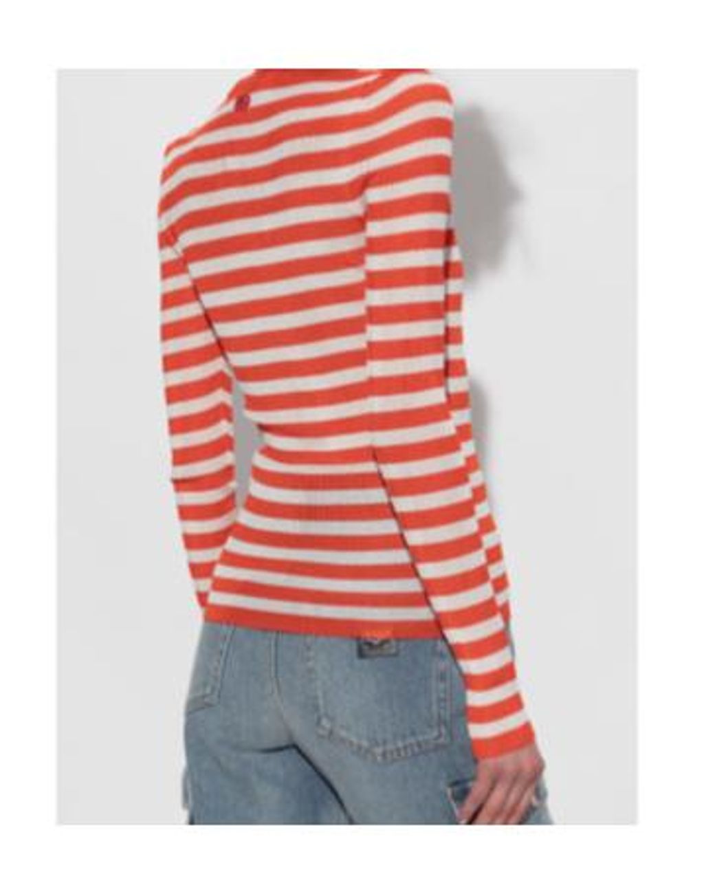 Dolce & Gabbana Red Striped Pattern Cardigan