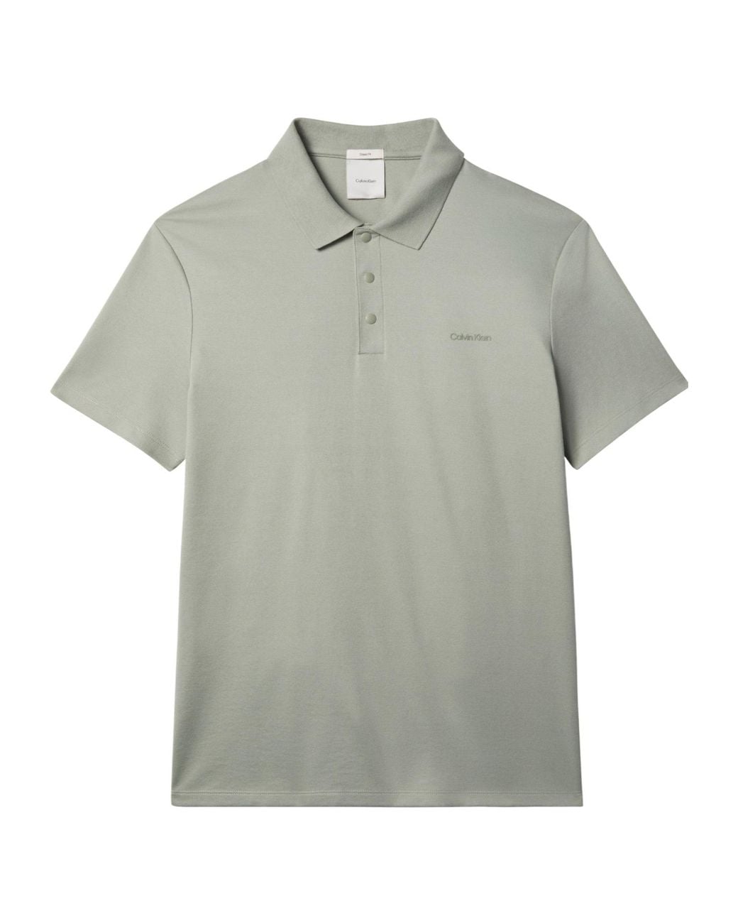 Calvin Klein Gray Shortsleeve Polo Shirt for men