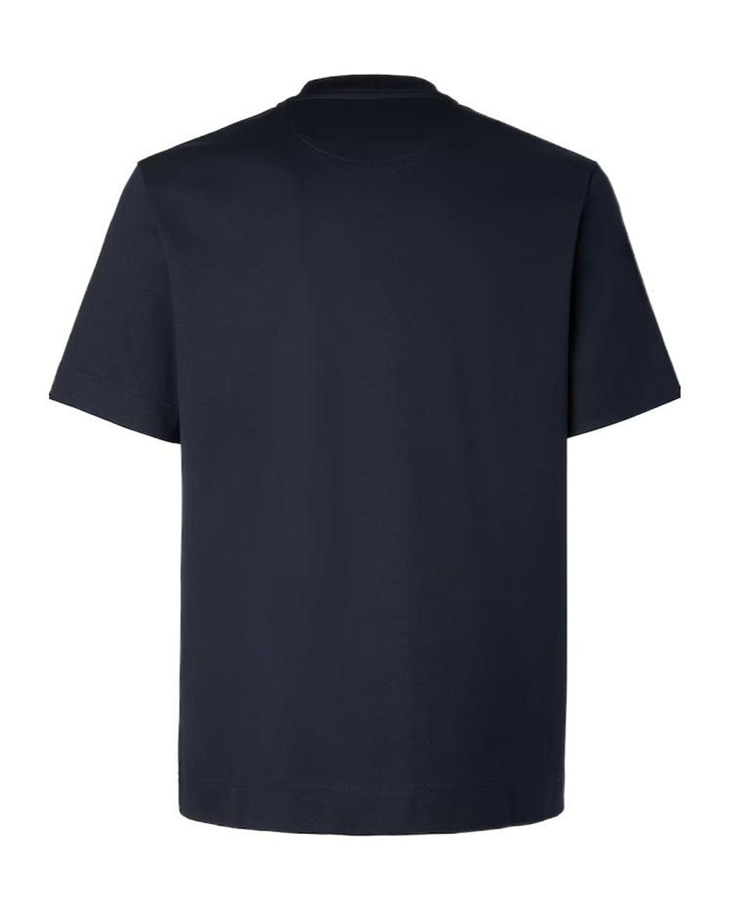 Fendi Blue Ff Embroidered Crewneck T-Shirt for men