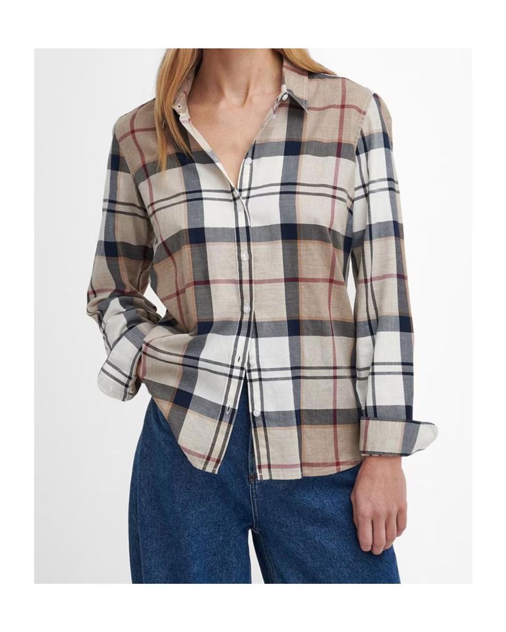 Barbour White Bredon Shirt