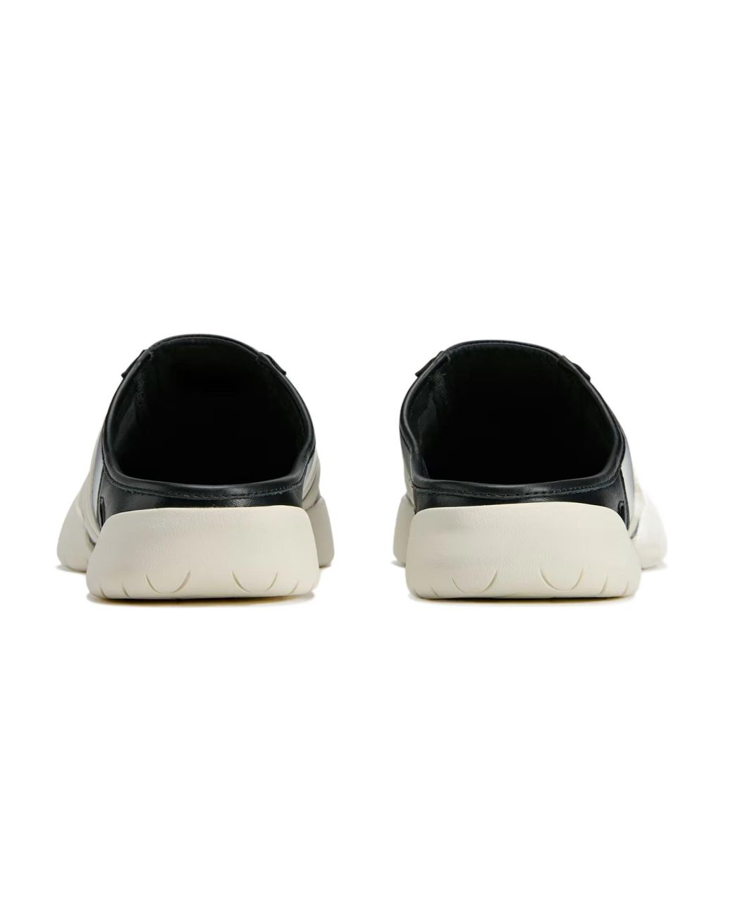 Y-3 White Regu Mules for men