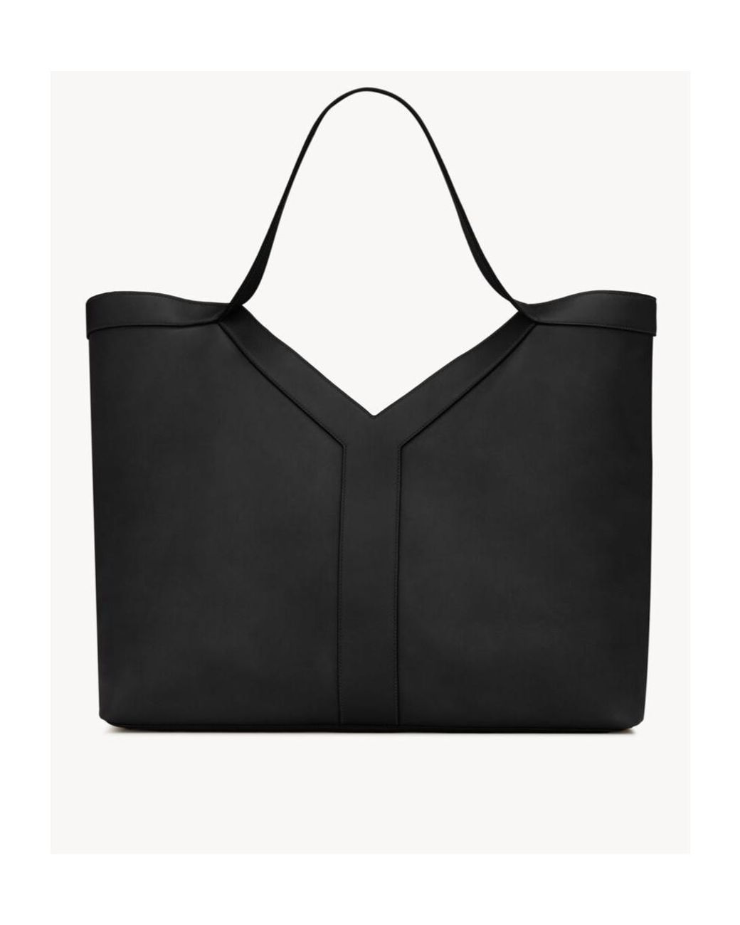 Saint Laurent Black Y Large Tote Bag for men