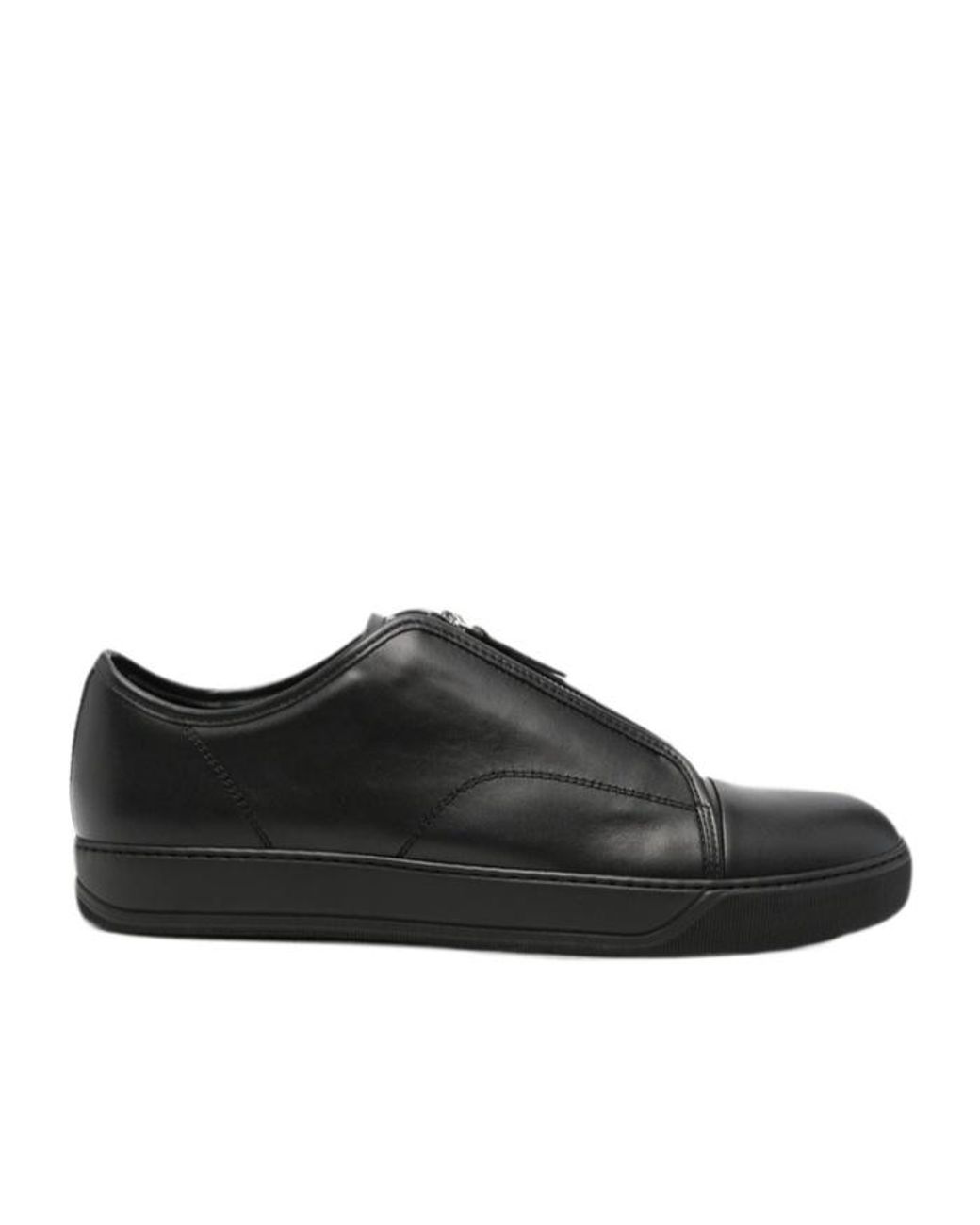 Lanvin Black Dbb1 Zip Sneakers for men