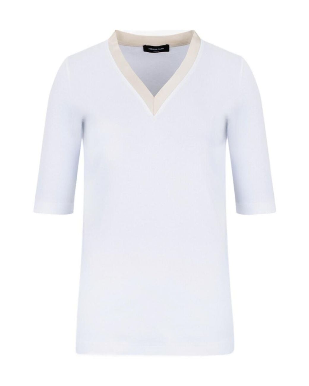 Fabiana Filippi White Short-Sleeved T-Shirt