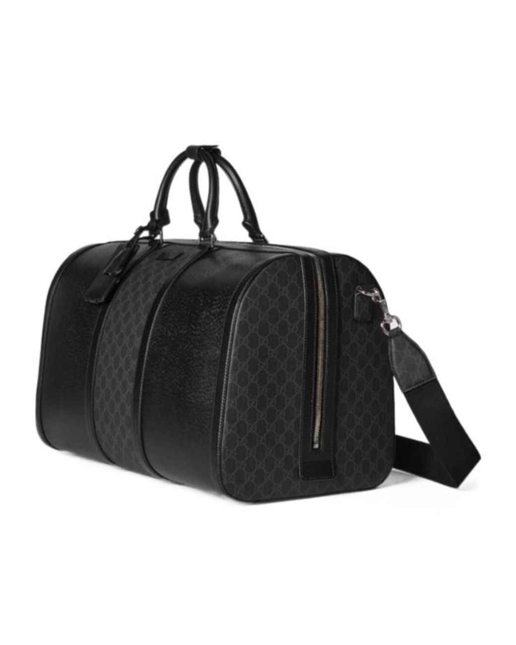 Gucci Black Gg Supreme Large Duffle Bag for men