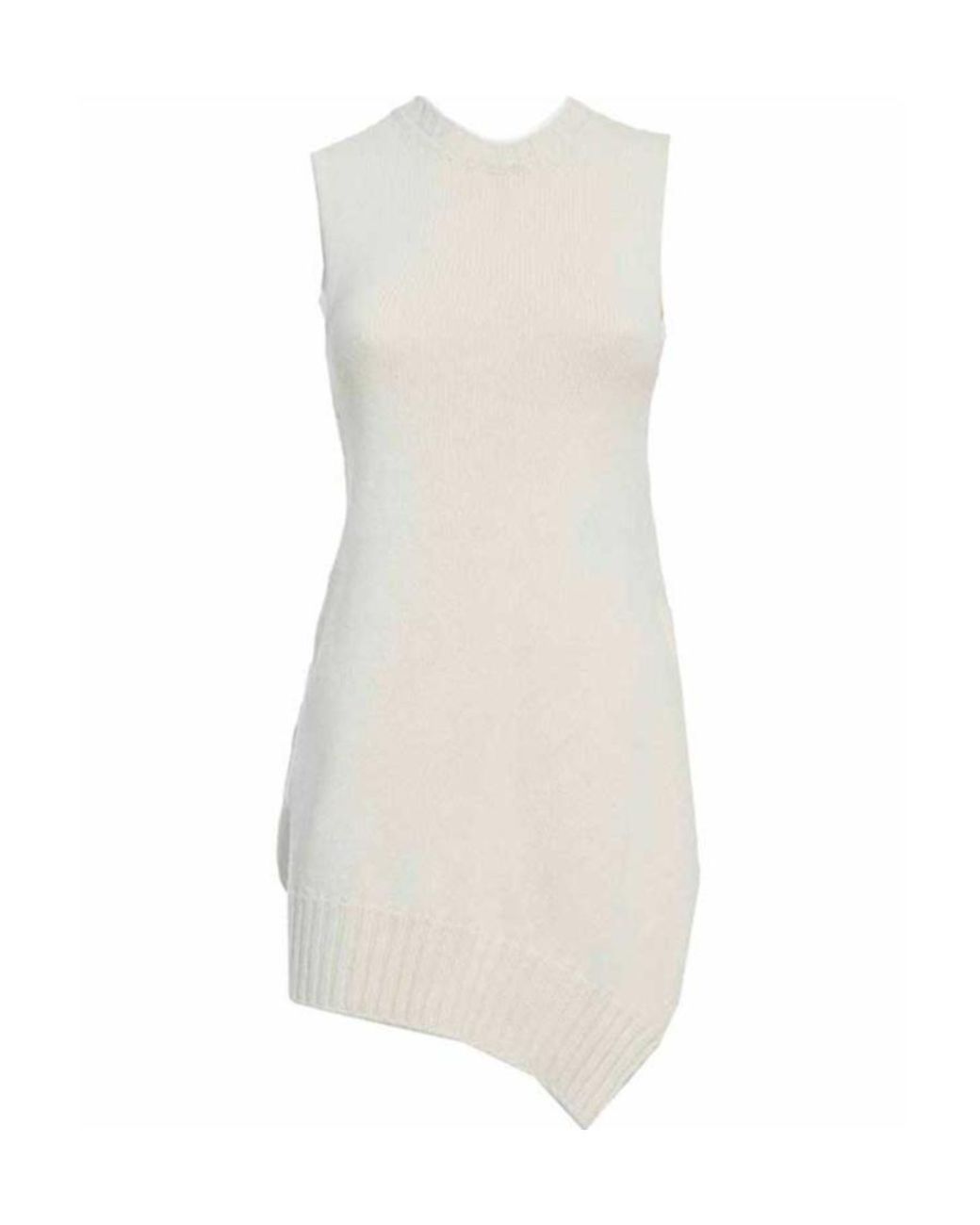 Jil Sander White Long-Sleeved Sweater