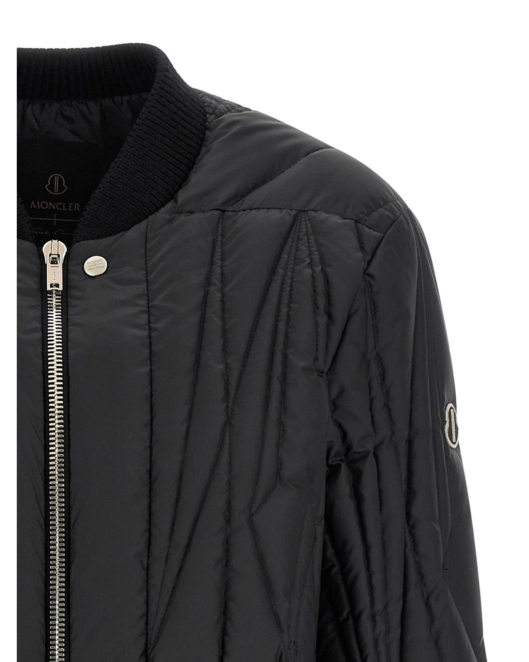 Moncler Black Moncler 'Geocamo Flight' Long-Sleeved Down Jacket for men