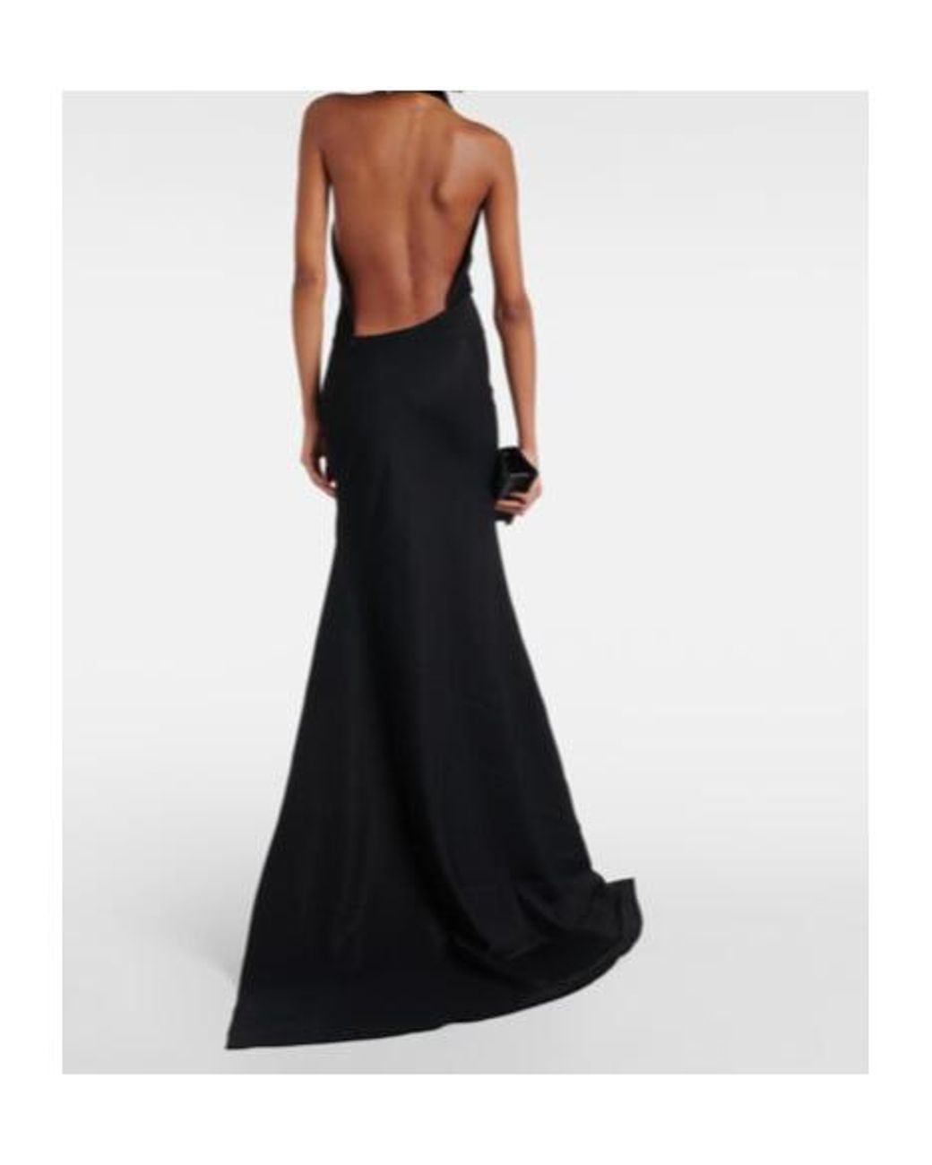Maticevski Black Desires Draped Embellished Gown