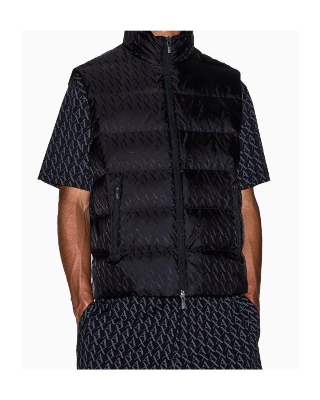 ARMANI EXCHANGE Blue Sleeveless Top for men