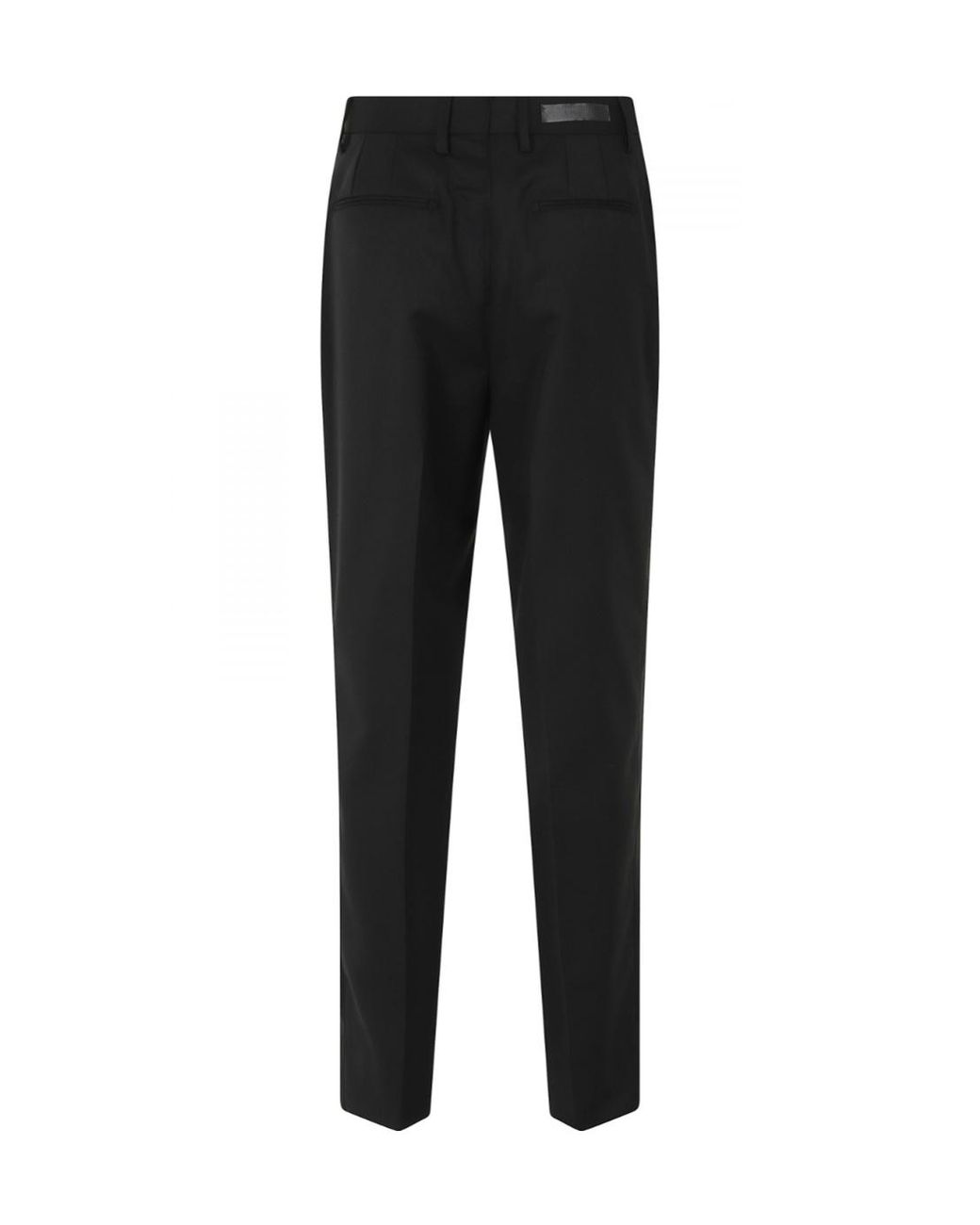 Briglia 1949 Black Pressed-Crease Tailored Trousers