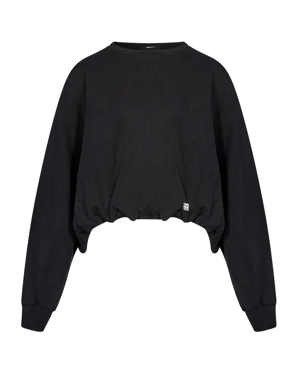 R13 Black Long-Sleeve Sweatshirt