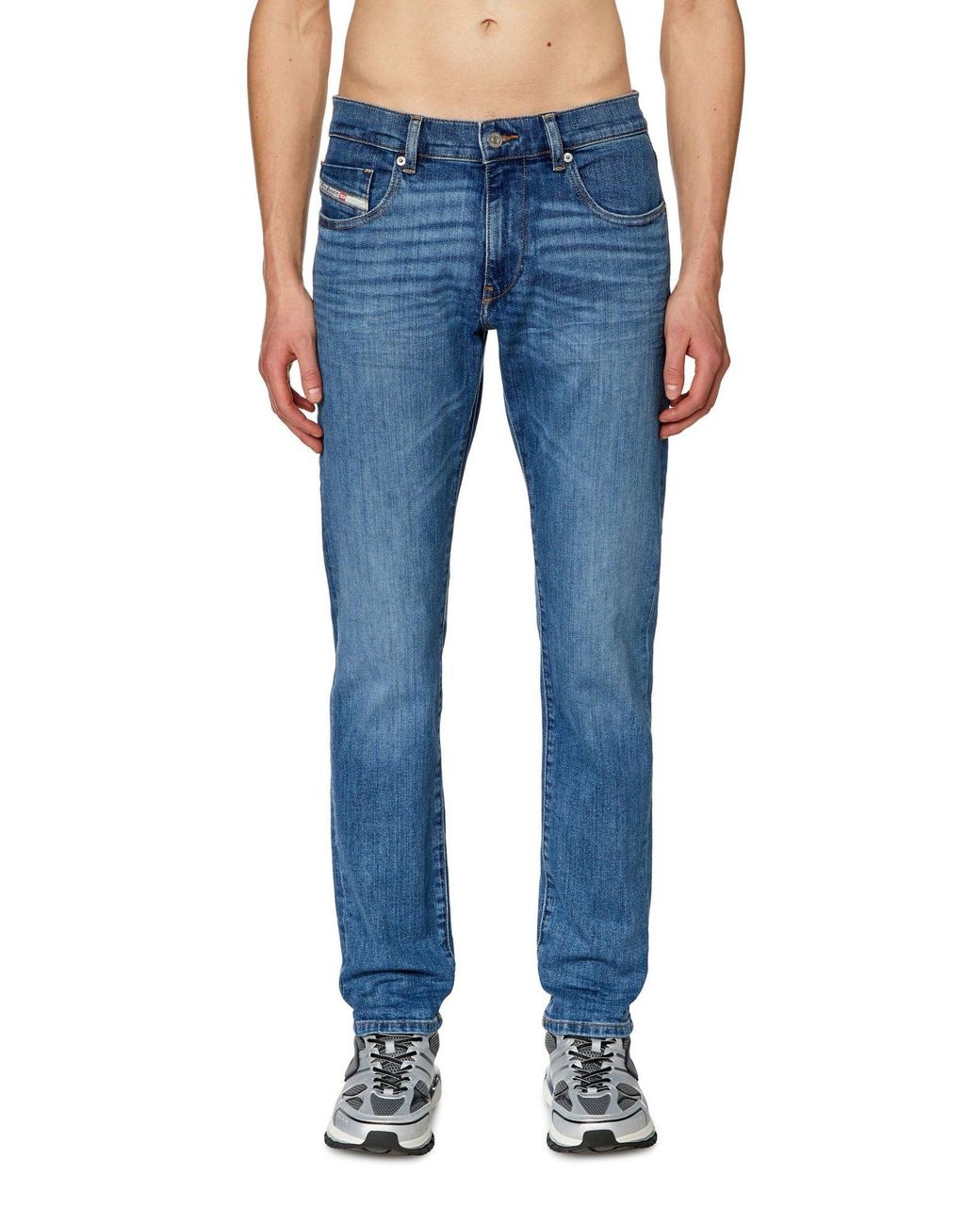 DIESEL Blue 2019 D-Strukt Slim Jeans for men