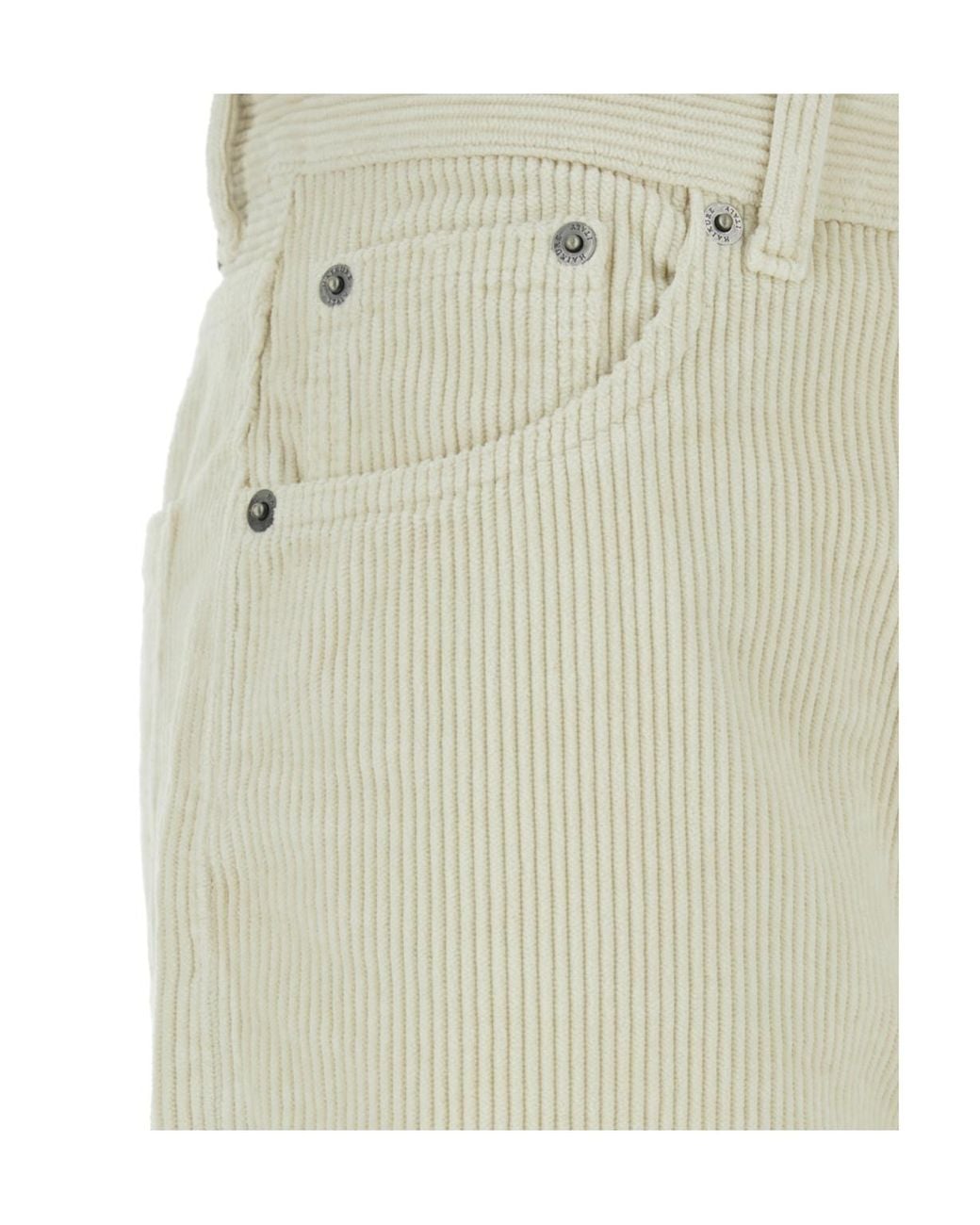 Haikure Natural Logo Patch Wide-Leg Pants