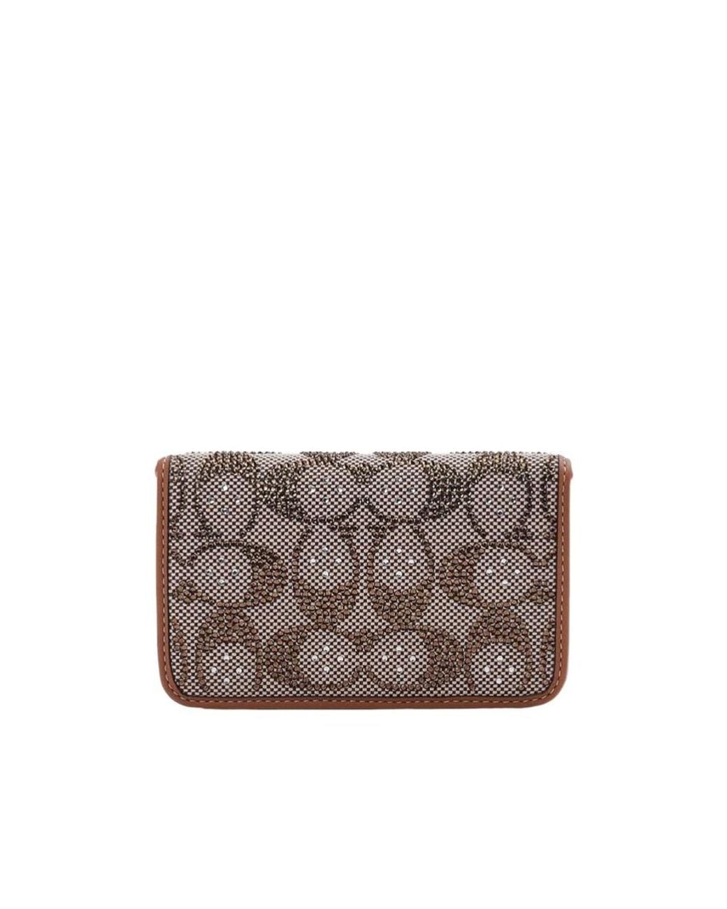 COACH Gray Bi-Fold Wallet