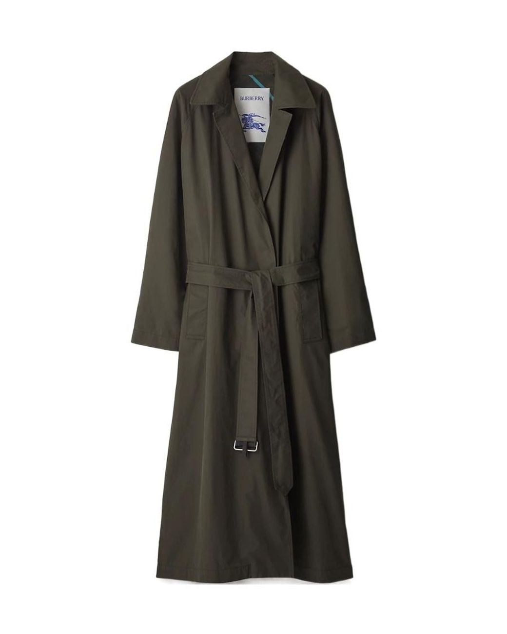 Burberry Black Check-Plaid Belted Reversible Trench Coat for men
