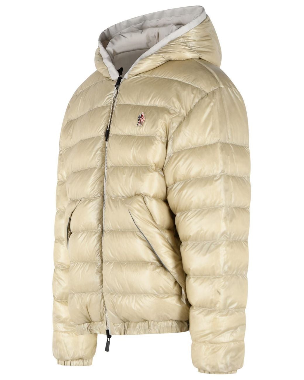 Moncler White Grenoble Berguns Reversible Down Jacket for men