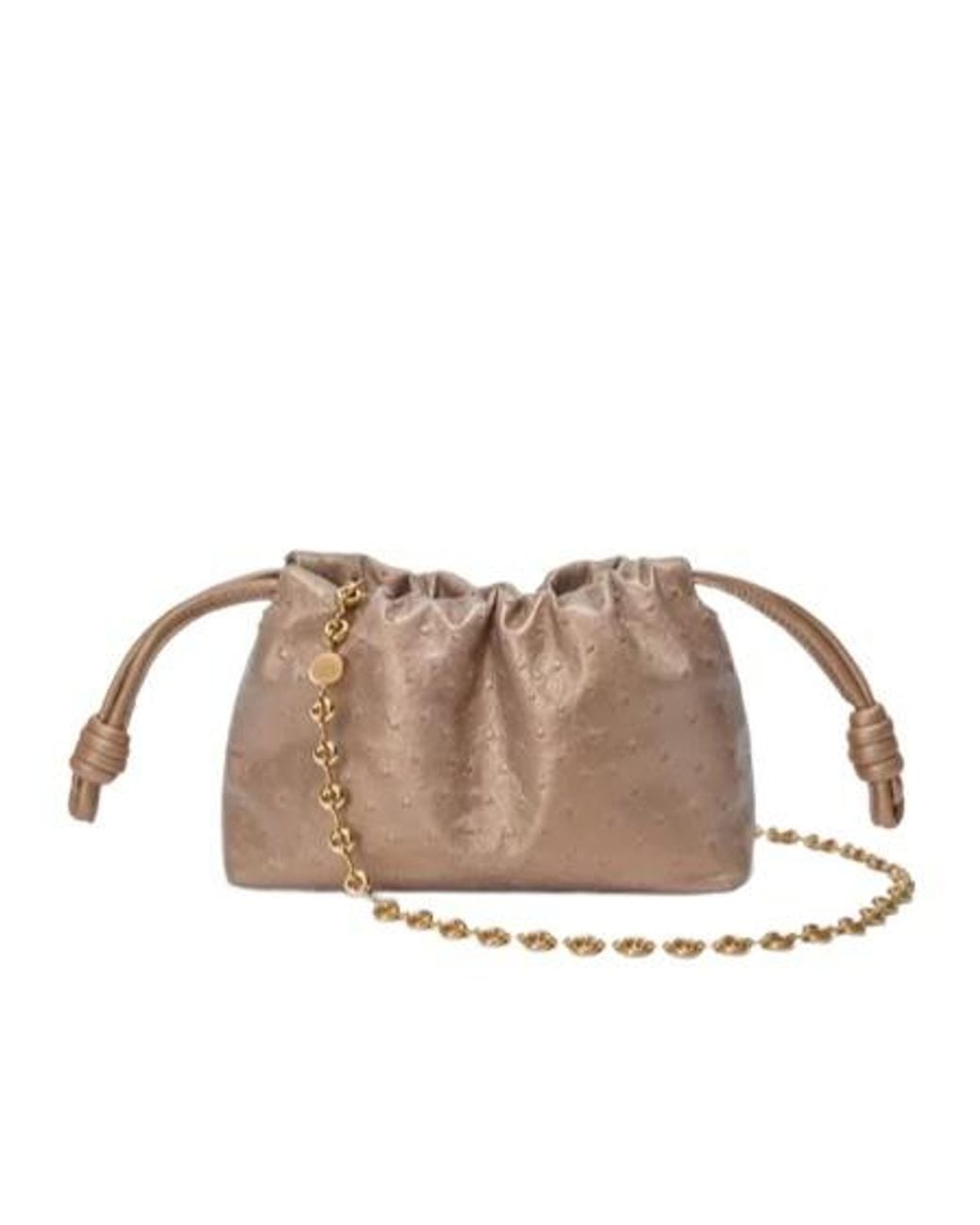 Loewe Brown Chain Shoulder Bag