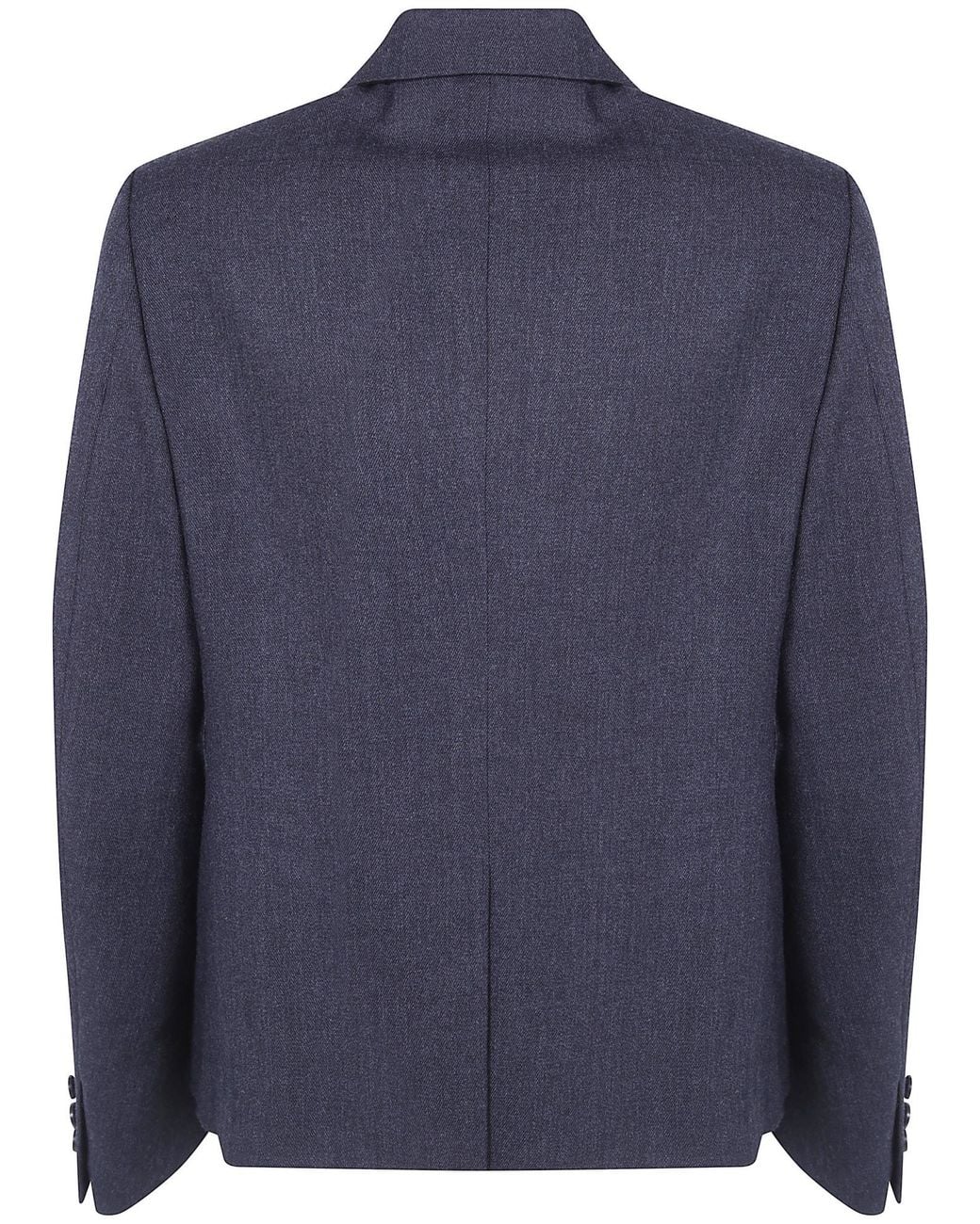 Comme des Garçons Blue Comme Des Garçons Single Breasted Belted Jacket
