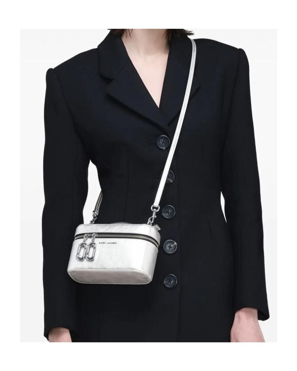 Marc Jacobs White Scene Vanity Shoulder Bag