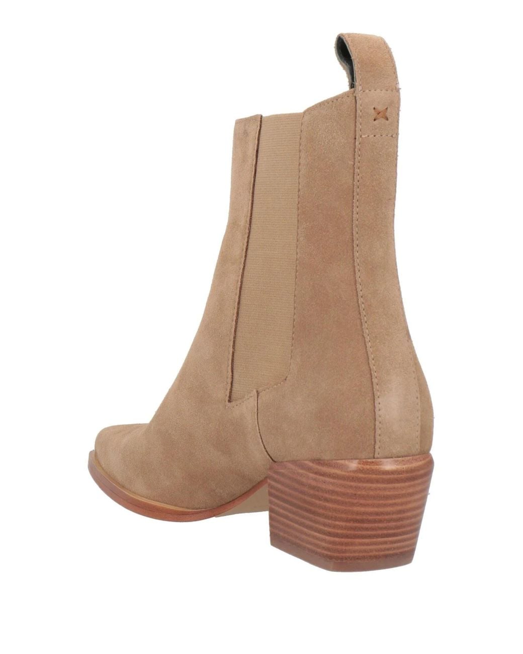 Rag & Bone Brown Pointed-Toe Block Heel Chelsea Boots