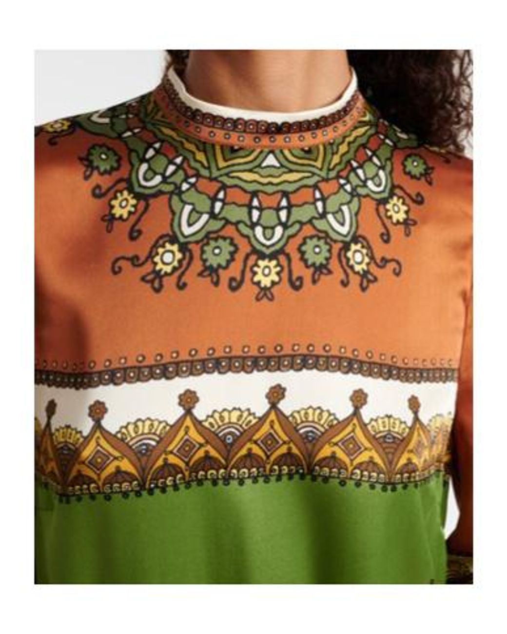 ALÉMAIS Green Contina Silk Maxi Dress
