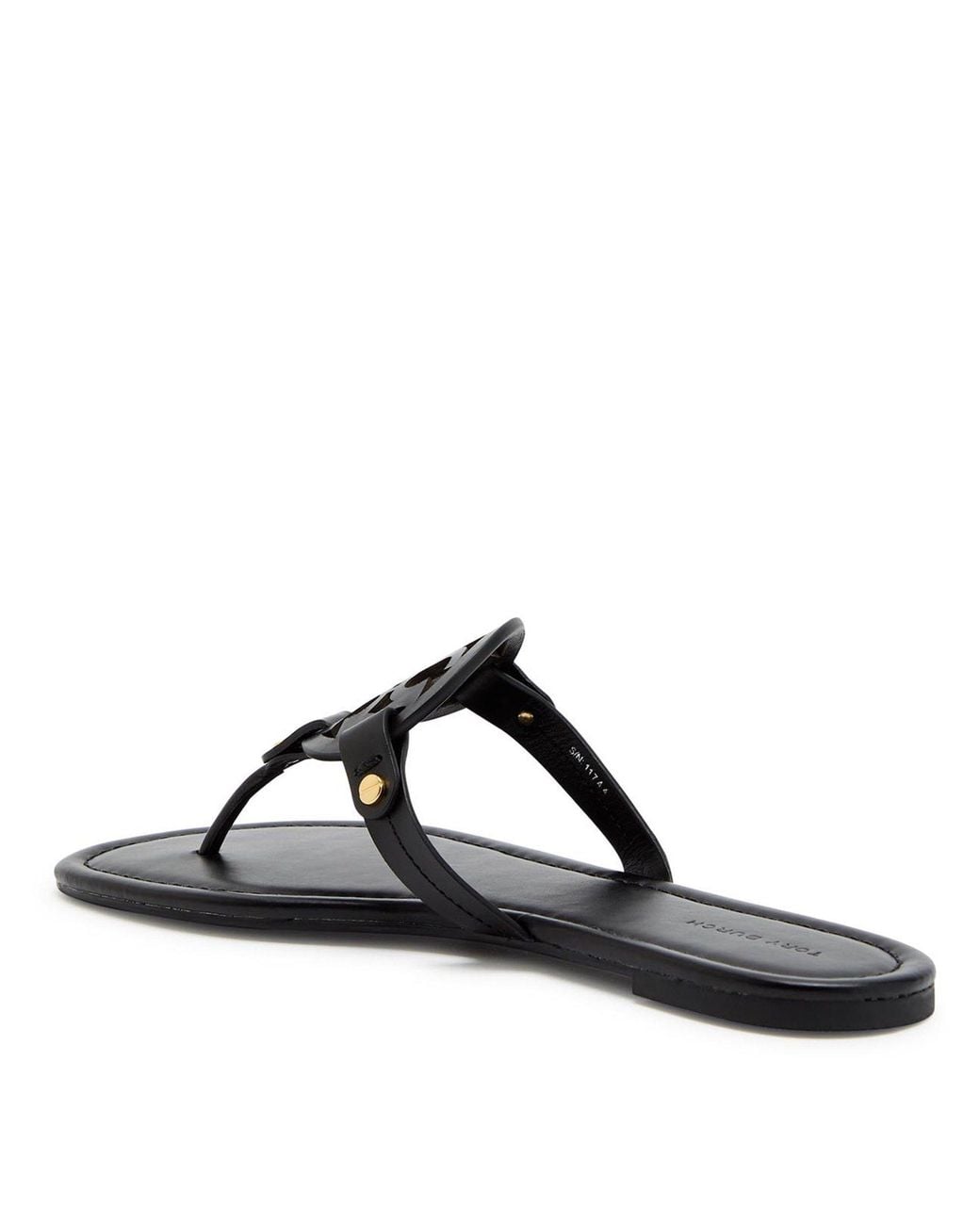 Tory Burch Brown Flip-Flop Flat Slides