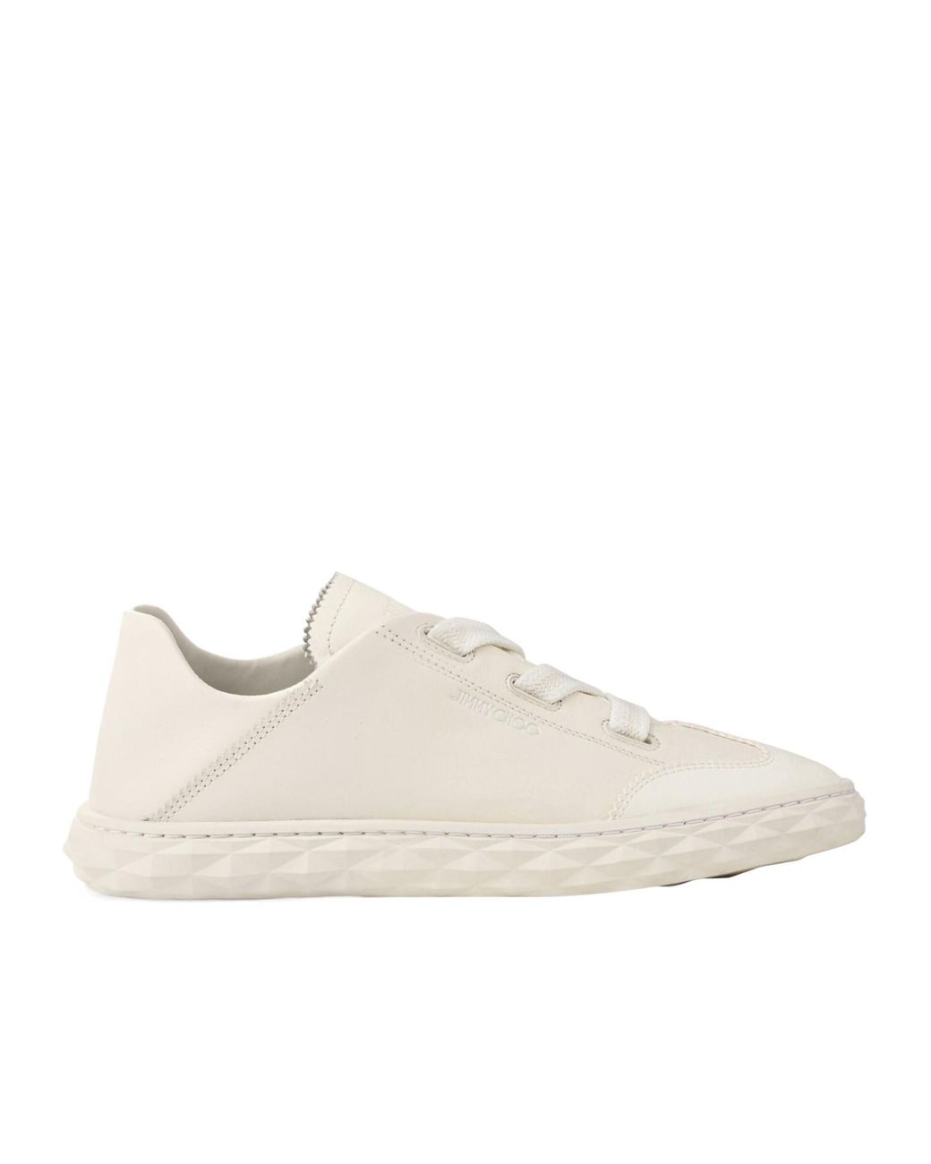 Jimmy Choo Natural Diamond Light Flex Leather Sneakers