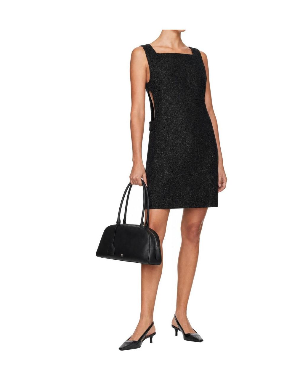 Courreges Black Sleeveless Dress