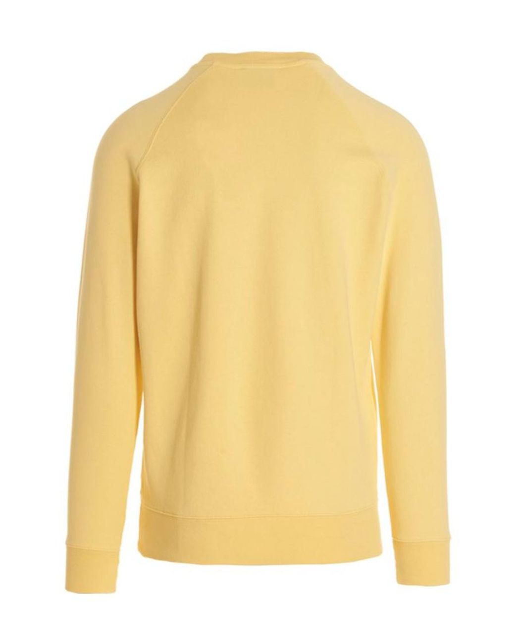 Maison Kitsuné Yellow Fox Head Patch Sweatshirt for men