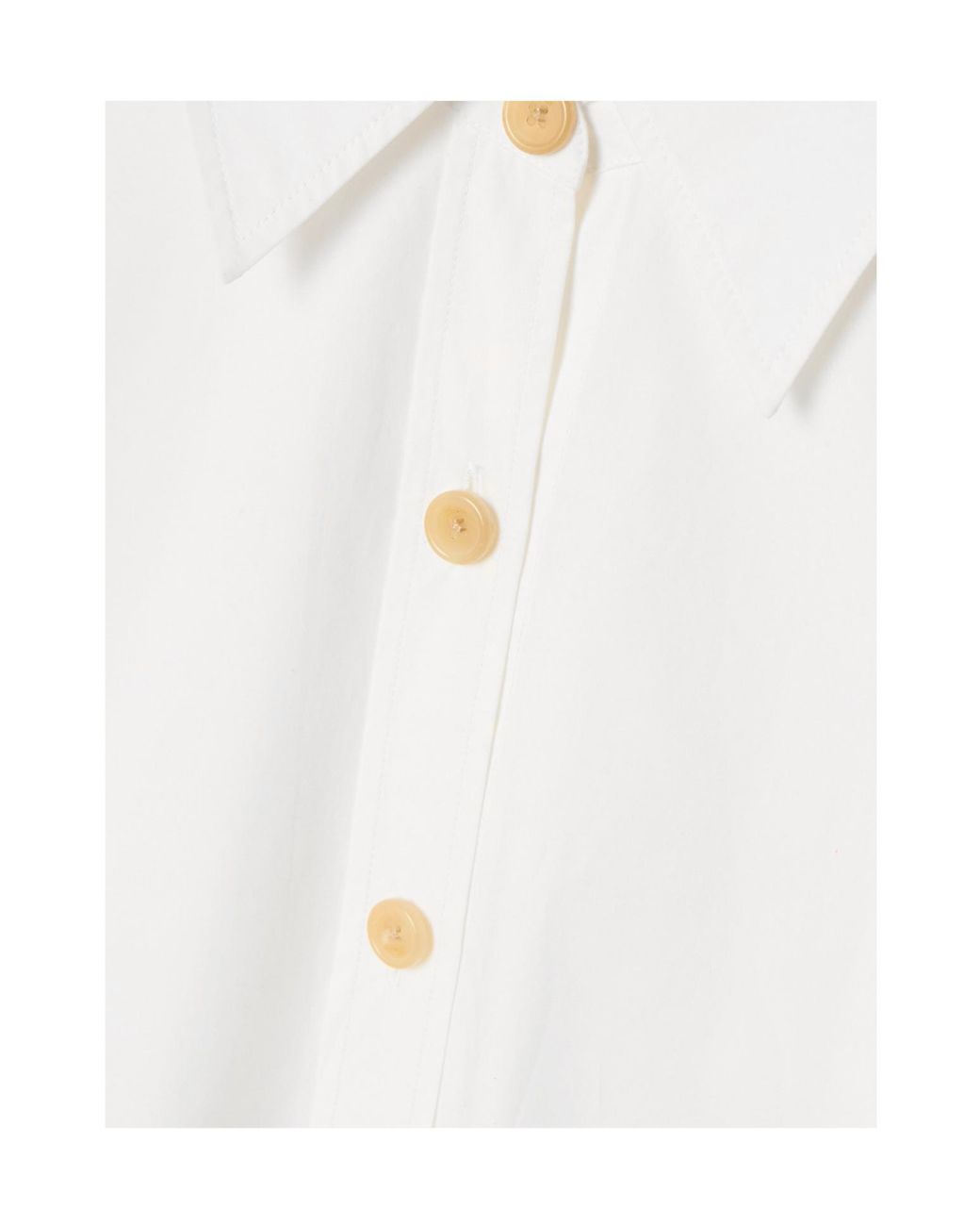 Khaite White Herschel Buttoned Shirt