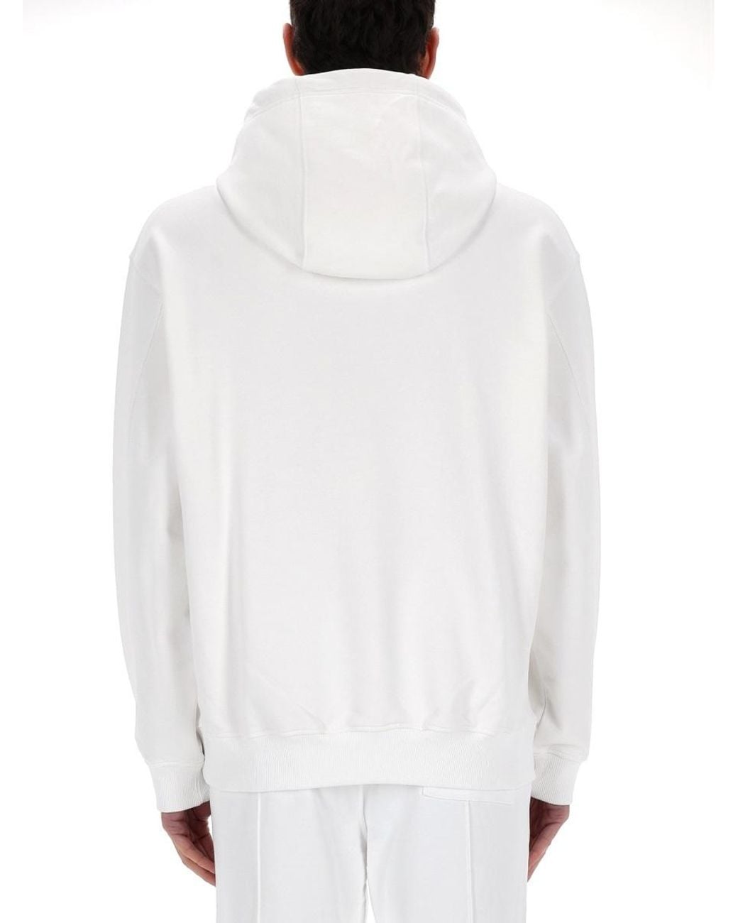 Casablanca White Tennis Club Graphic Hoodie for men
