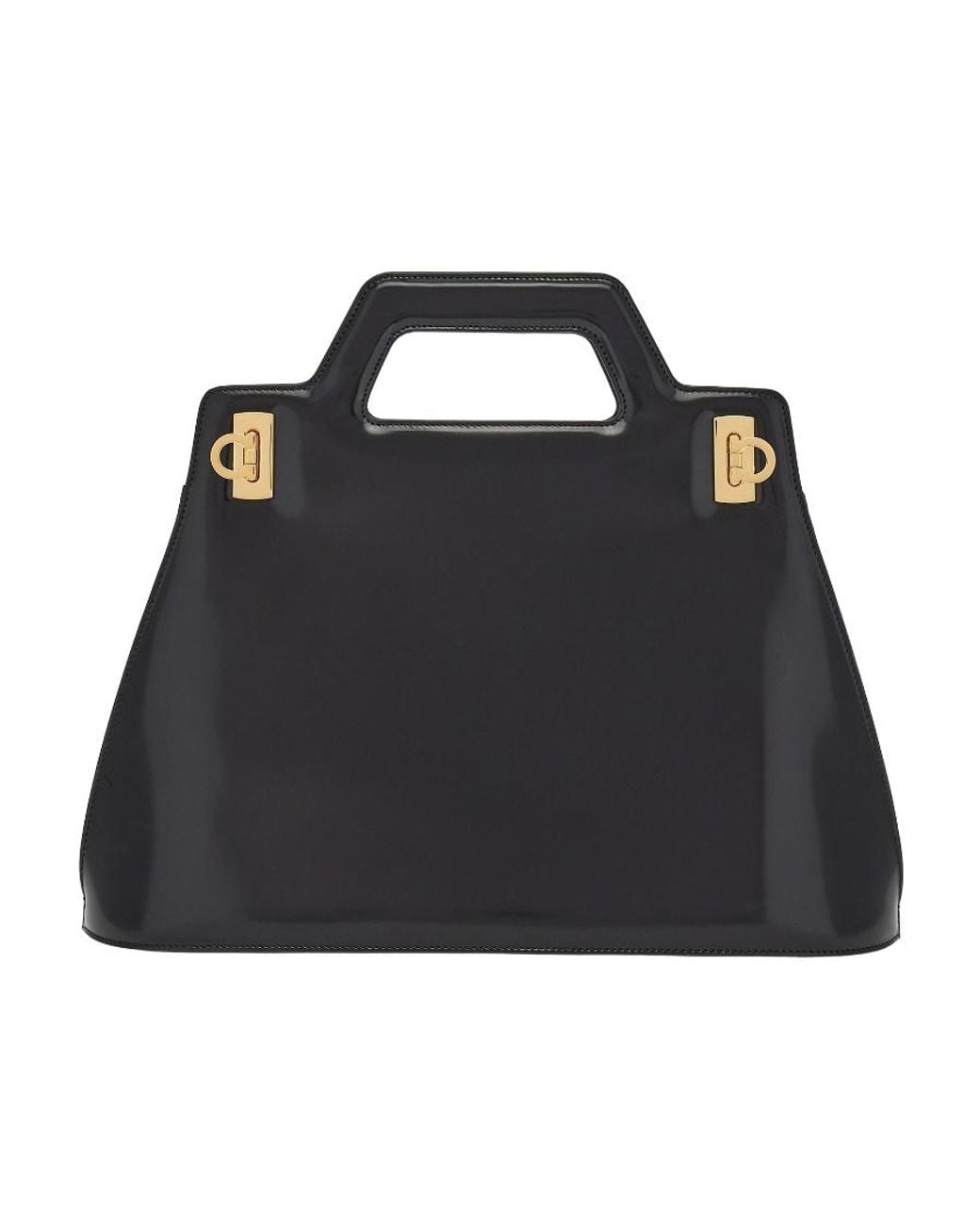 Ferragamo Black Wanda Handbag