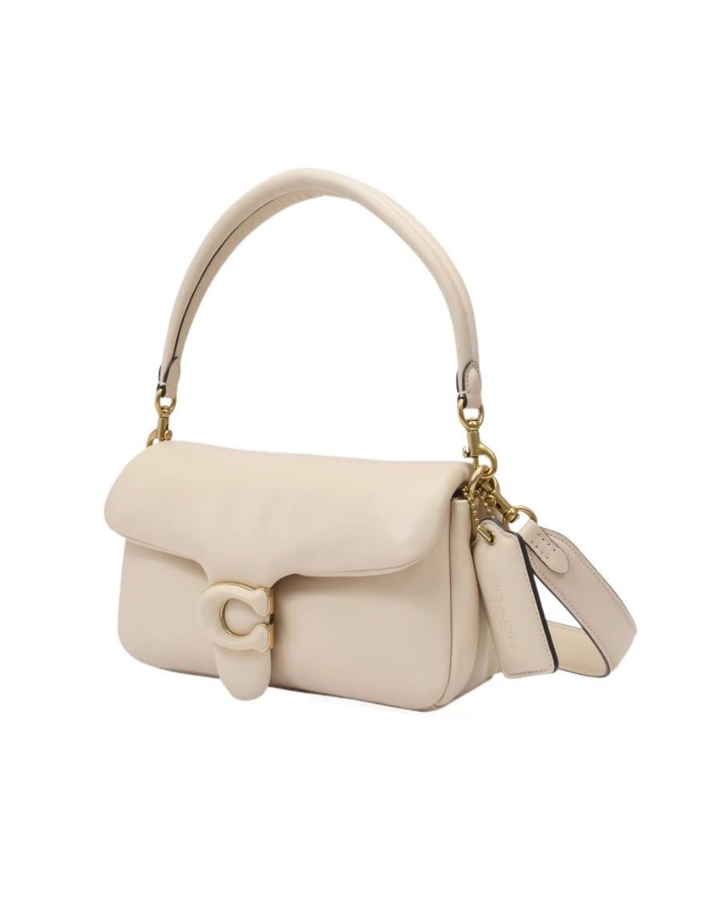 COACH Natural Tabby Pillow Satchel Bag