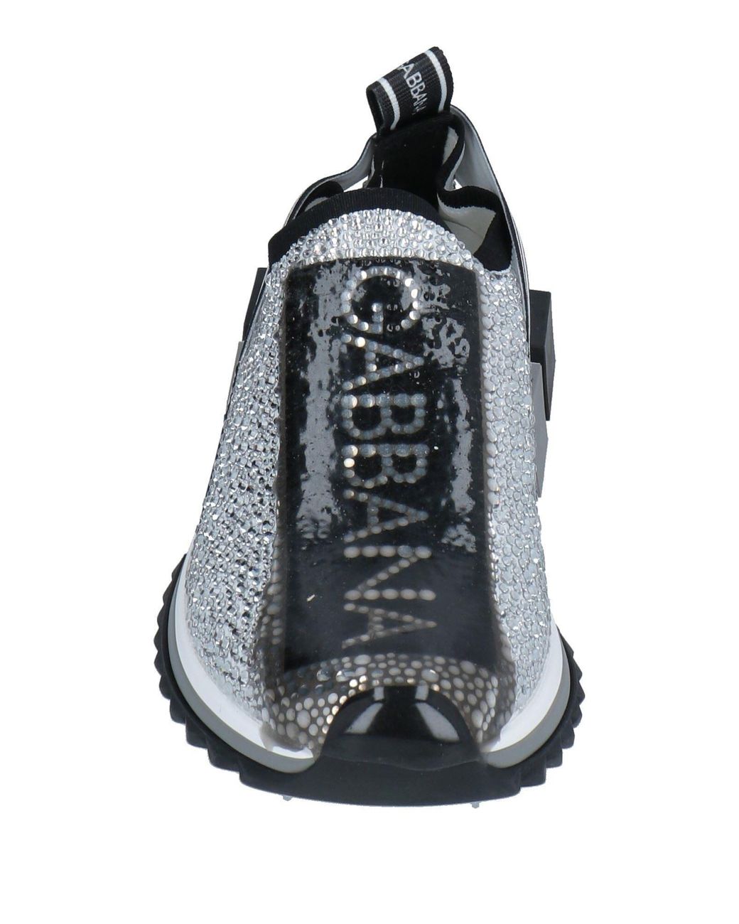 Dolce & Gabbana Black Two-Tone Canvas Shoes