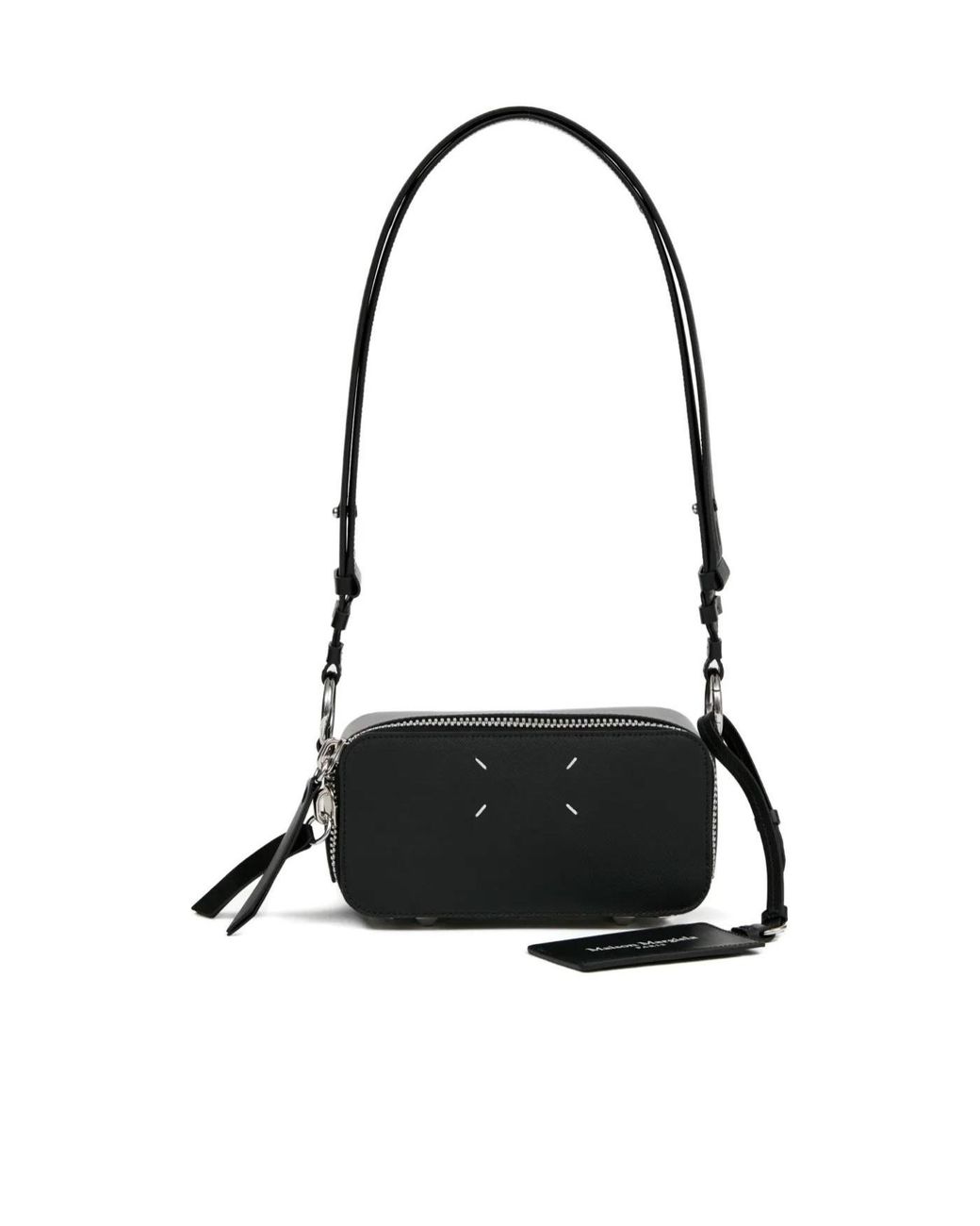 Maison Margiela Black Doll Zipped Small Tote Bag