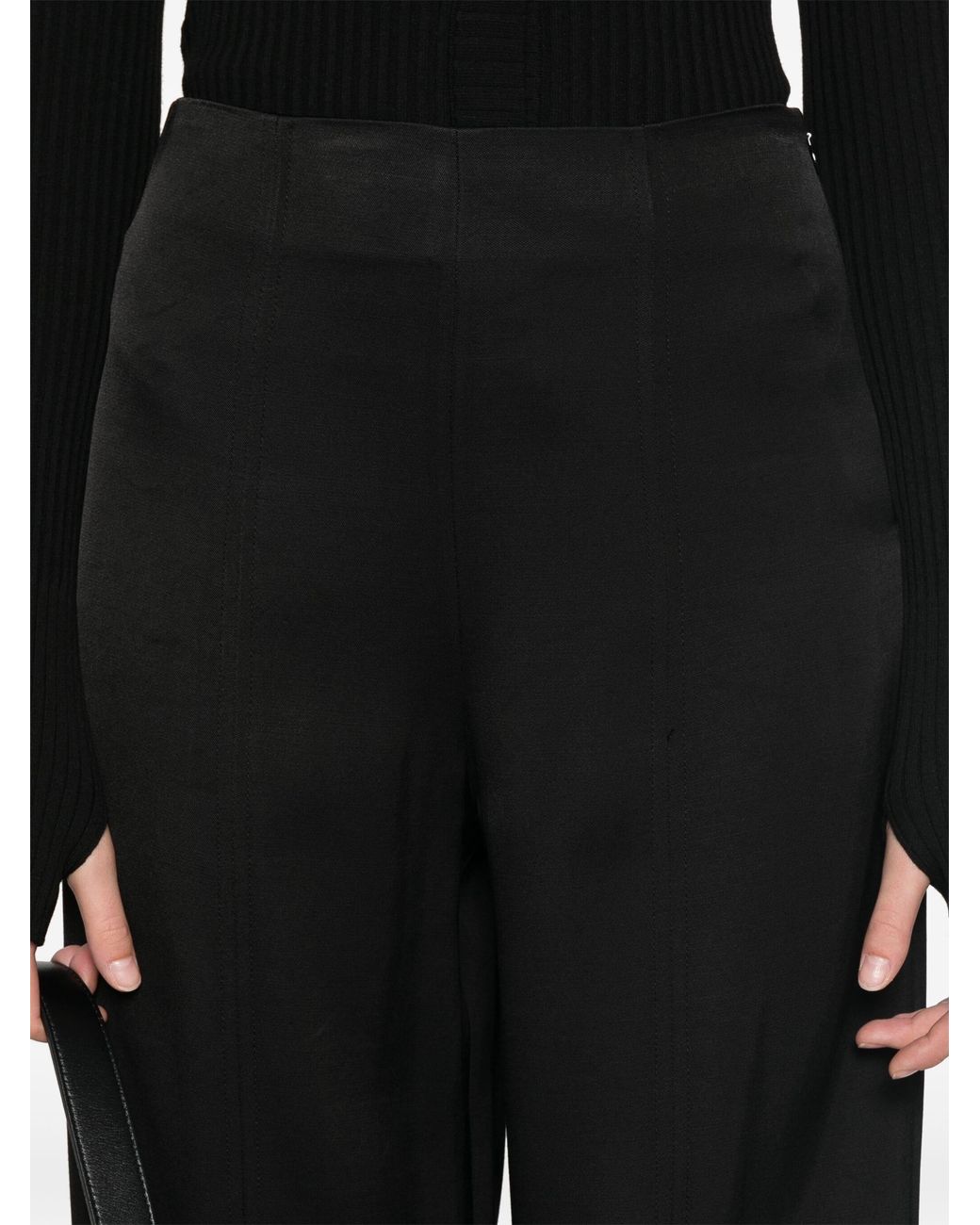 Loulou de Saison Black Talia Trousers