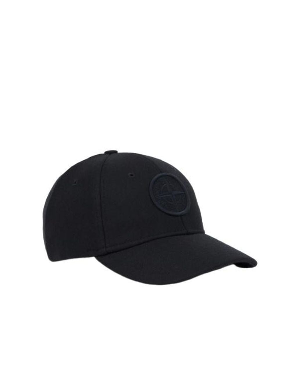 Stone Island Blue Baseball Cap With Adjustable Strap for men